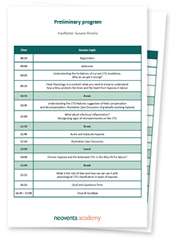 CTG Masterclass 2 days neoventa academy